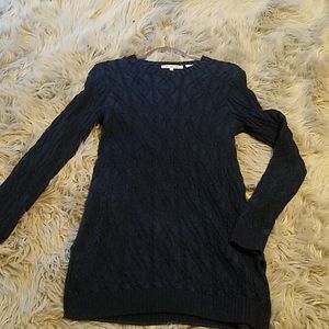 Blue sweater dress/tunic